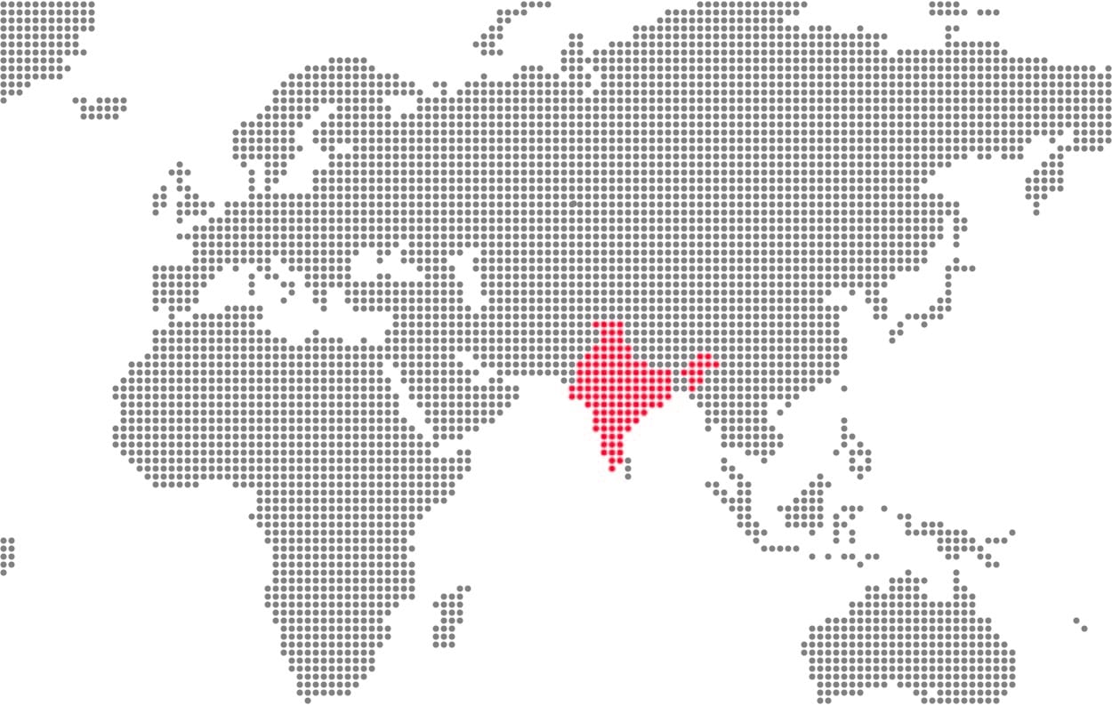 Service coverage map of Greatex Synthetics Pvt Ltd